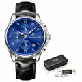 Chronos Premium Moonphase Waterproof Watch